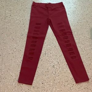 3/$30 Umgee Distressed Jeggings Size Large